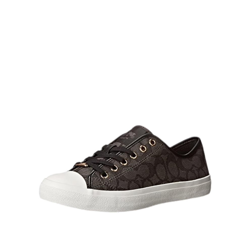 NWOB Signature Coach shoes black gray and white size 6 Women.